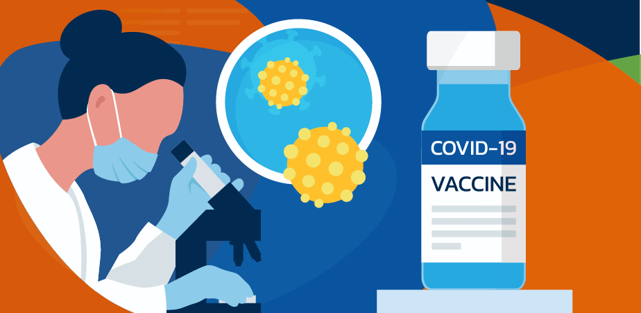 COVID vaccine banner